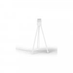 Biely stolový stojan tripod na svietidlá UMAGE, výška 36 cm