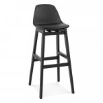 Čierna barová stolička Kokoon Turel, výška sedu 64 cm