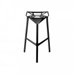 Čierna barová stolička Magis Officina, výška 84 cm