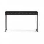 Čierny pracovný stôl Tvilum Function Plus, 125,8 x 51,6 cm
