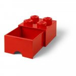 Čierny úložný box štvorec LEGO®