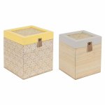 Dekoratívne slamené úložné boxy s vekom v súprave 2 ks Beezz - Jardin d'Ulysse