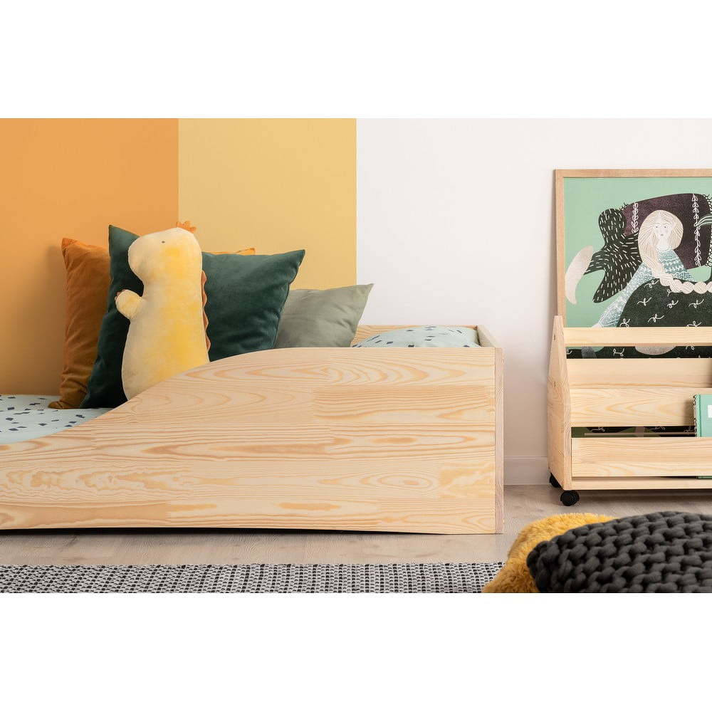 Detská posteľ z borovicového dreva Adeko Pepe Colm, 70 x 160 cm