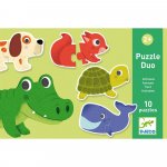 Detské puzzle Djeco Duo Zvieratká