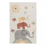 Detský koberec Flair Rugs Elephants, 80 x 120 cm