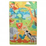 Detský protišmykový koberec Chilam Animals, 100 x 160 cm