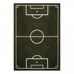 Detský zelený koberec Hanse Home Football Field, 120 × 170 cm