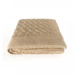 Hnedá bavlnená deka Homemania Decor Soft, 130 x 170 cm