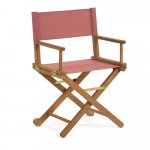 Hnedá skladacia vonkajšia stolička z akáciového dreva Kave Home Dalisa
