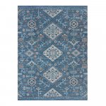 Modrý dvojvrstvový koberec Flair Rugs Chloe Traditional, 120 x 170 cm