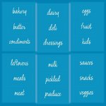 Nálepky na potraviny do mrazničky iDesign The Home Edit