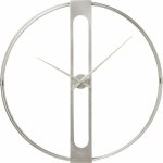 Nástenné hodiny v zlatej farbe Kare Design Clip, ø 107 cm