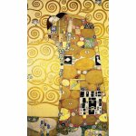 Obraz reprodukcia 50x80 cm Fulfilment, Gustav Klimt – Fedkolor