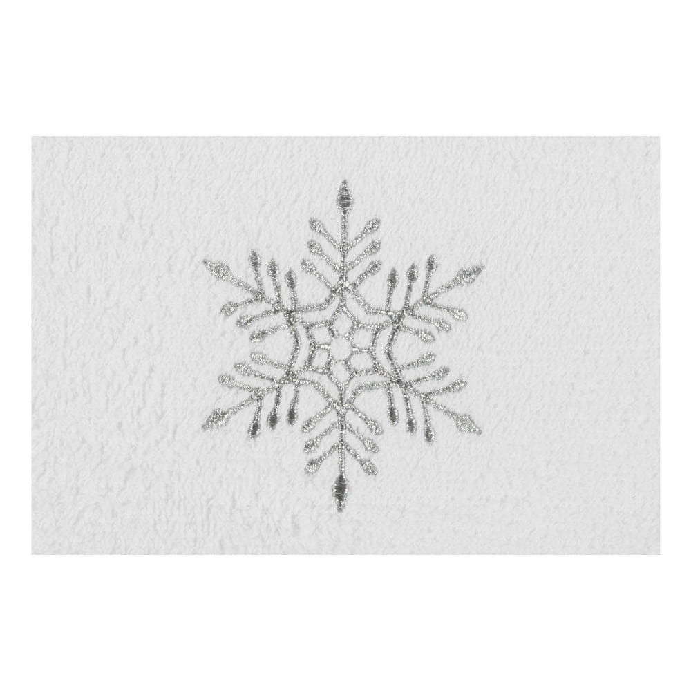 Osuška Christmas Snowflake White, 30 x 50 cm