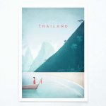 Plagát Travelposter Thailand, A2