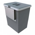 Plastový odpadkový kôš na triedený odpad/vstavaný 18 l Easy - Elletipi