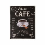 Plechová ceduľa Antic Line Pause Café