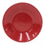 Rubínovočervený kameninový dezertný tanier Costa Nova Pearlrubi, ø 22 cm