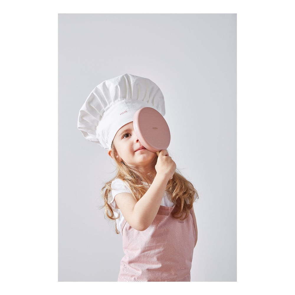 Ružová detská zástera s chňapkou a čapicou Flexa Play Chef´s Costume