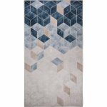 Šedo-krémový prateľný koberec 150x80 cm - Vitaus