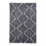 Sivo-béžový ručne tuftovaný koberec Think Rugs Morocco Grey & Cream, 150 × 230 cm