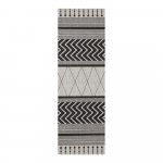 Sivo-čierny behúň Zala Living Cook & Clean Novo, 60 × 180 cm