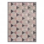 Sivo-ružový koberec Universal Farashe Triangle, 120 x 170 cm