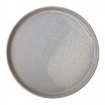 Sivý kameninový tanier Bloomingville Kendra, ø 27,5 cm