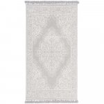 Sivý ručne tkaný bavlnený koberec Westwing Collection Salima, 160 x 230 cm