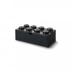 Sivý stolový box so zásuvkou LEGO® Brick, 15,8 x 11,3 cm