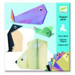 Súprava 16 origami papierov s návodom Djeco Polar
