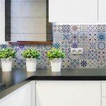 Súprava 30 nástenných samolepiek Ambiance Tiles Azulejos Riviera, 10 × 10 cm