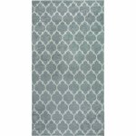 Svetlo šedo-krémový prateľný koberec 150x80 cm - Vitaus