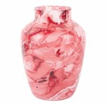 Svetločervená sklenená váza Blended – PT LIVING