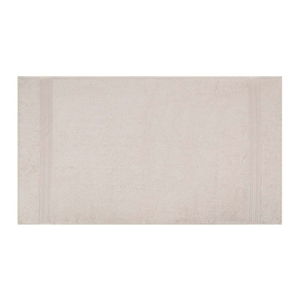 Svetlohnedá osuška z bavlny a bambusového vlákna Lavinya, 70 × 140 cm