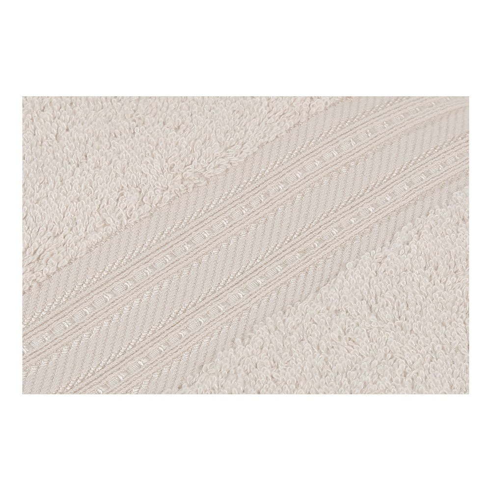 Svetlohnedá osuška z bavlny a bambusového vlákna Lavinya, 70 × 140 cm