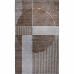Svetlohnedý umývateľný koberec 50x80 cm – Vitaus