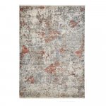 Terakotovo-sivý koberec Think Rugs Athena, 160 x 220 cm