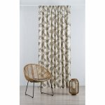 Tmavohnedý záves 210x245 cm Nydia – Mendola Fabrics