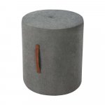 Tmavosivý puf Kooko Home Motion, ø 40 cm