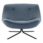 Tyrkysovomodré otočné kreslo Softline Vera Swivel