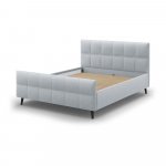 Zelená čalúnená dvojlôžková posteľ s roštom 180x200 cm Gigi - Micadoni Home