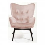 Žlté kreslo Kare Design Vicky Velvet
