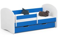 Akord Detská posteľ SMILE 140x70 cm modrá