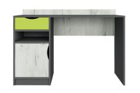 Casarredo DISNEY písací stôl, biely craft / grafit / limetka