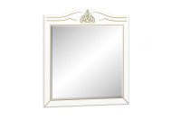 Casarredo MILAN rustikálne zrkadlo, biela