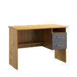 Casarredo OFFICE KIT písací stôl N02, antracit / dub Apalačský, pravý