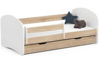  Detská posteľ SMILE 160x80 cm dub sonoma