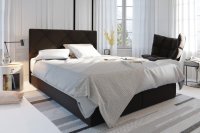 Futura KROSS čalúnená manželská posteľ 160 x 200 cm, COSMIC 800