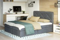 Futura KROSS čalúnená manželská posteľ 180 x 200 cm, ITAKA 50